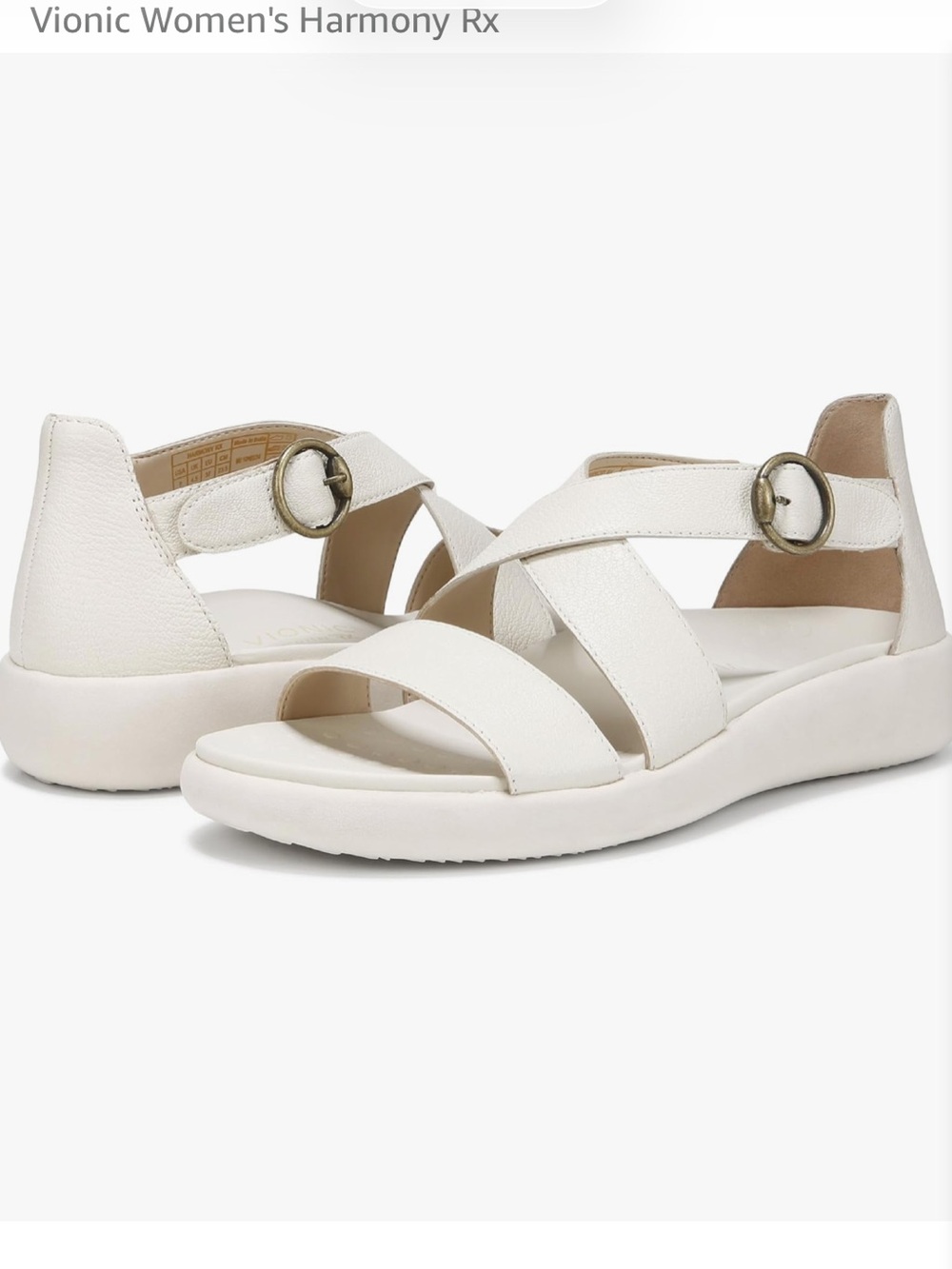 Vionic Harmony RX Sandal Cream - Picture 14 of 16